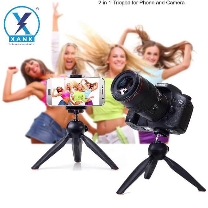 XANK YT-228 Tripod (Black, Supports Up to 1000 g)- Brand Kiosk Store