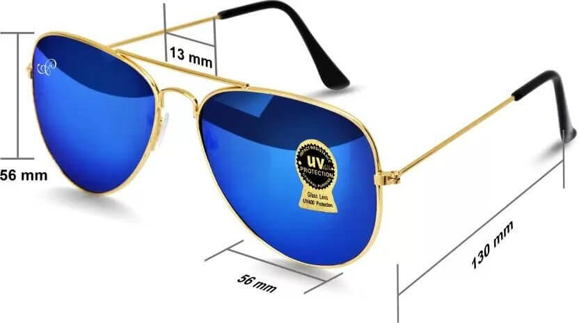 UV Protection Aviator Sunglasses- Brand Kiosk Store