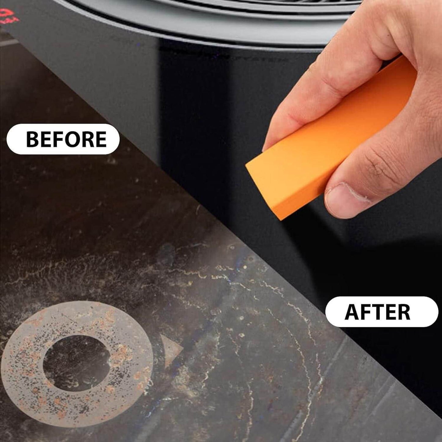 Rust Cleaning Easy Limescale Eraser Artifact, Stainless Steel Stains for Kitchen Home- Brand Kiosk Store