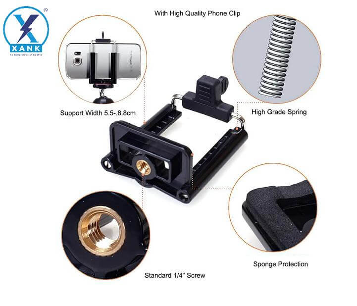 XANK YT-228 Tripod (Black, Supports Up to 1000 g)- Brand Kiosk Store
