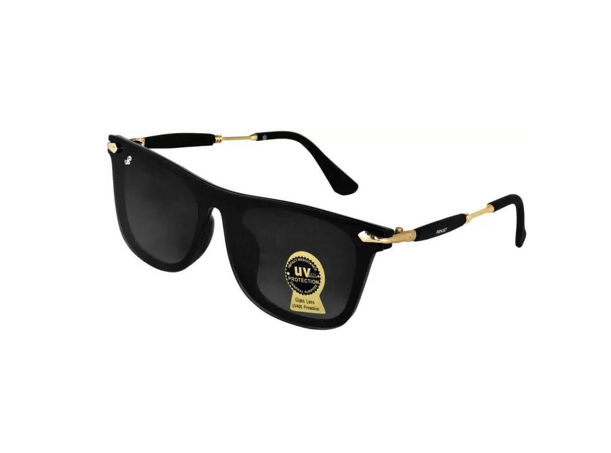 Stylish UV Wayfarer Sunglasses - Black