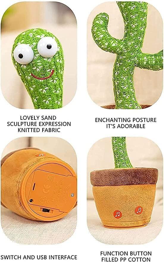 LED Musical Dancing & Mimicry Cactus Toy- Brand Kiosk Store
