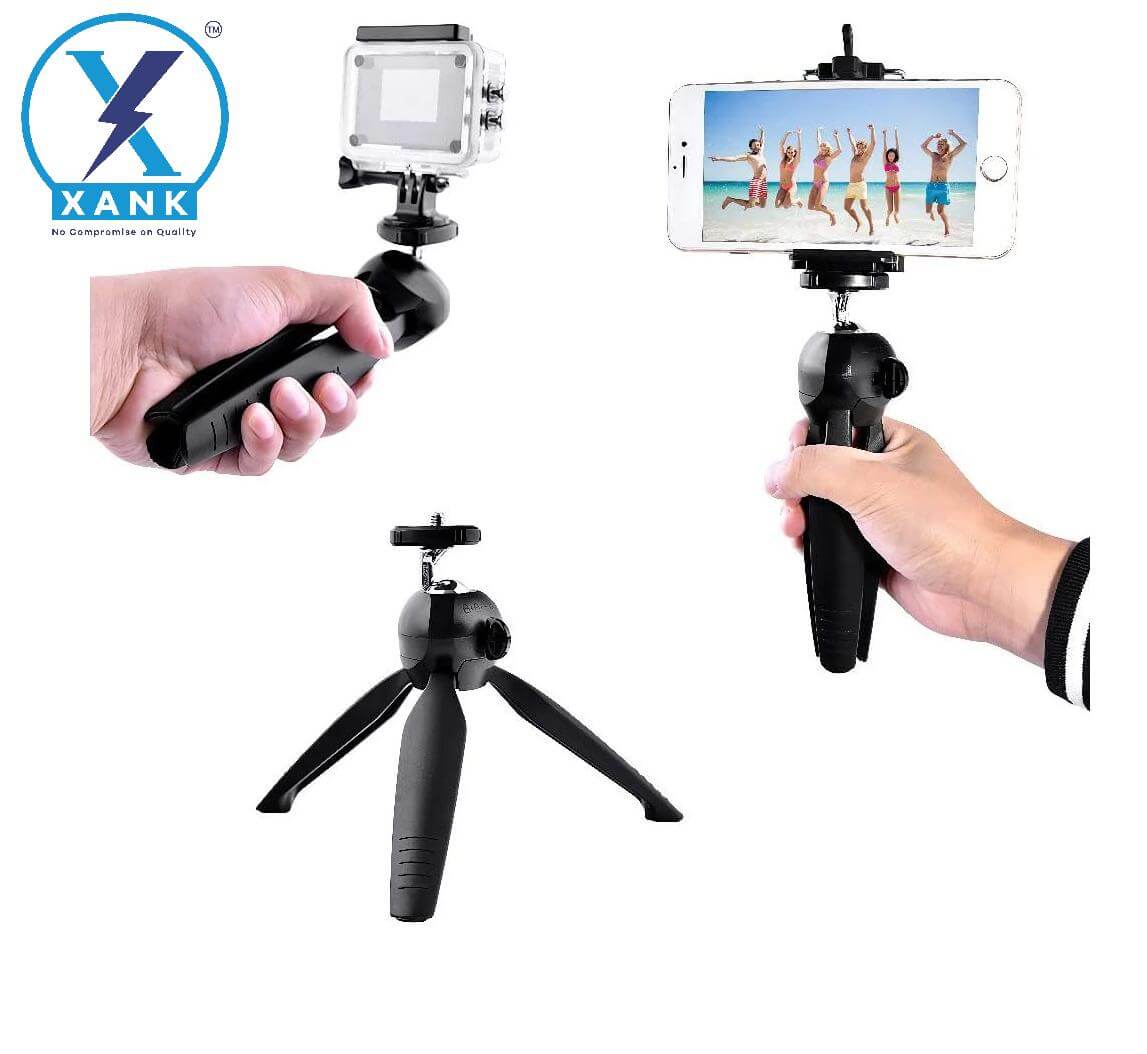 XANK YT-228 Tripod (Black, Supports Up to 1000 g)- Brand Kiosk Store