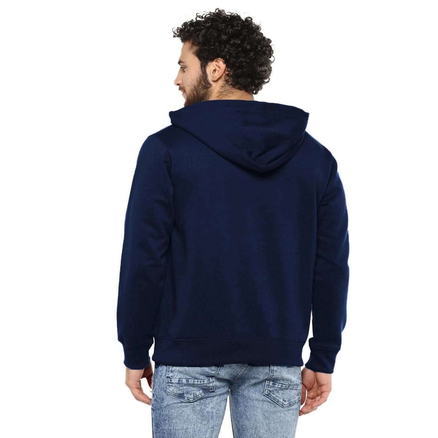 Fleece Solid Full Sleeves Hoodie- Brand Kiosk Store
