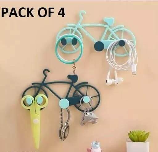 Bicycle Key Chain Holder(Pack of 4)- Brand Kiosk Store