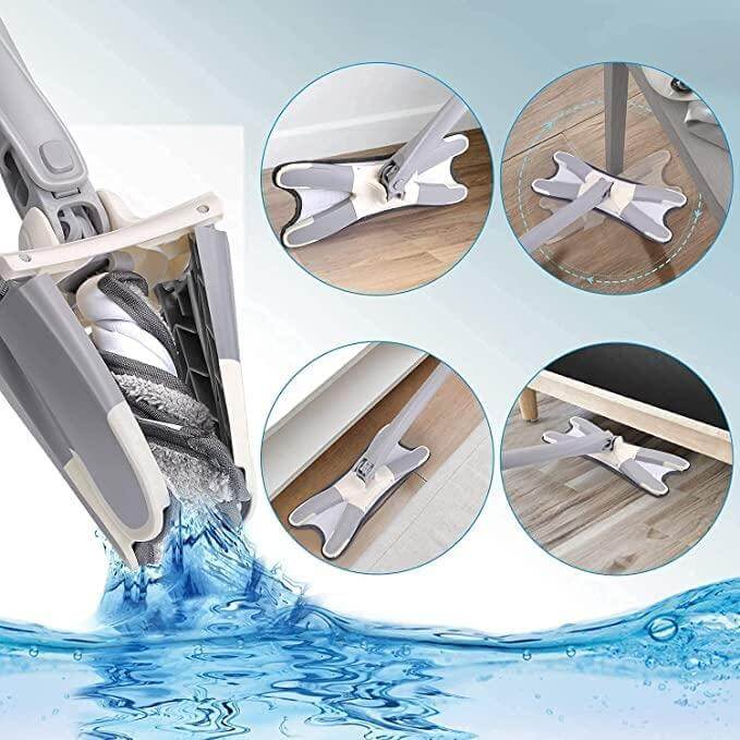X-Type Microfiber Floor Cleaning mop- Brand Kiosk Store
