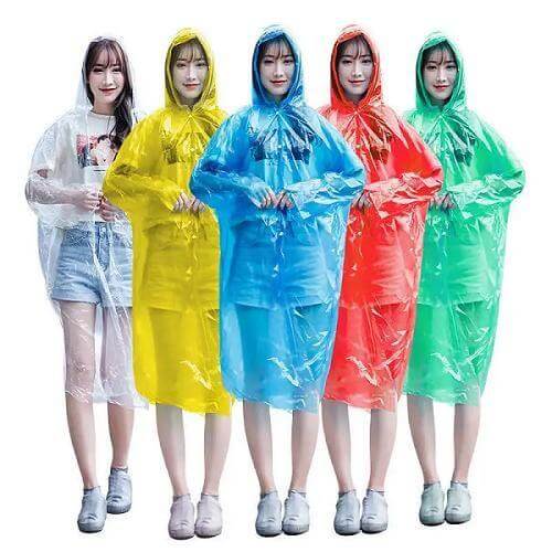 Knee -Length solid color Raincard pack of - 2- Brand Kiosk Store