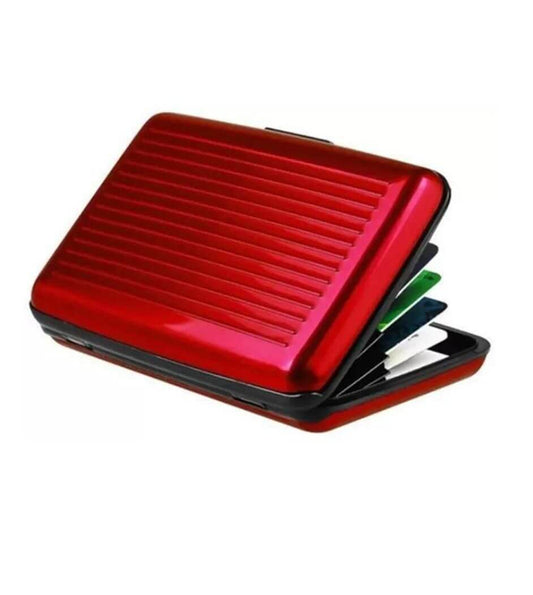 Aluminium Card Wallet 6 Card Holder (Set of 1)- Brand Kiosk Store