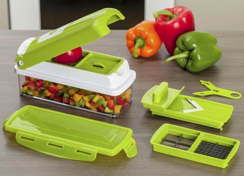 Multifunctional 12 in 1 nicer dicer chopper and drain basket- Brand Kiosk Store