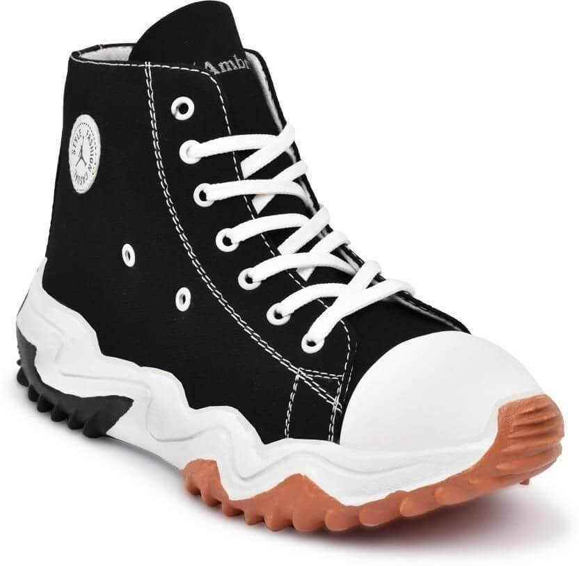 Comfortable Part wear High Tops For Men (Black)- Brand Kiosk Store