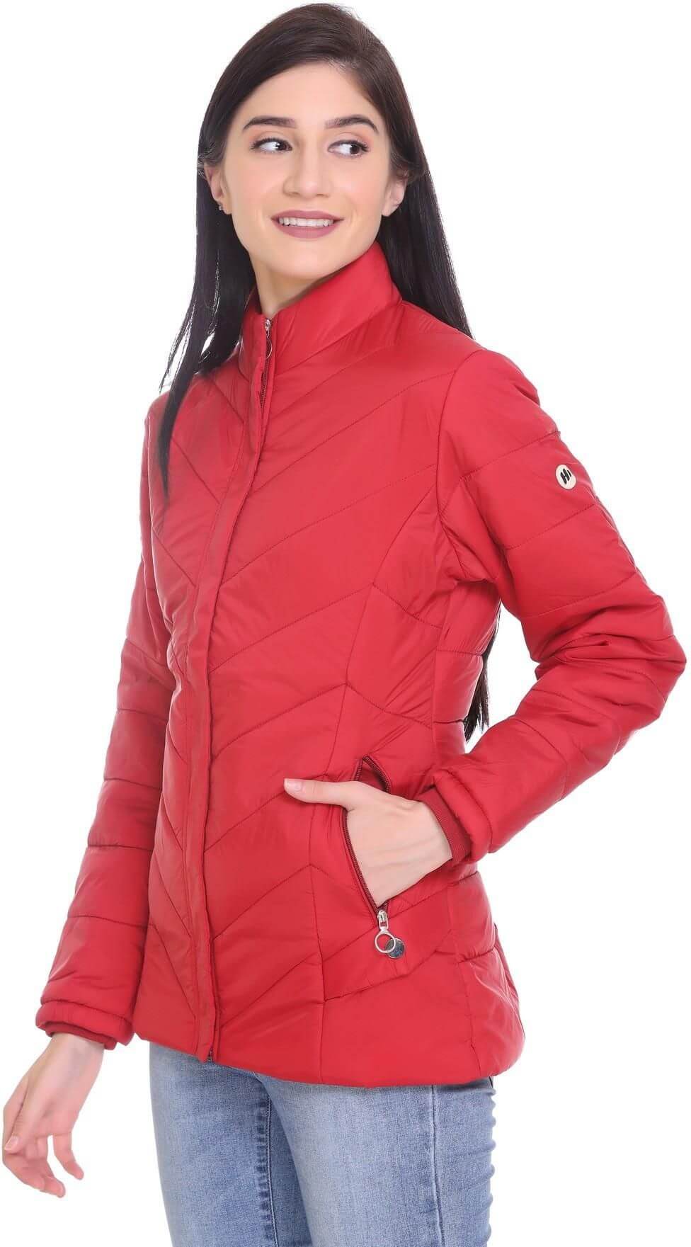 Women Self Design Casual Jacket- Brand Kiosk Store