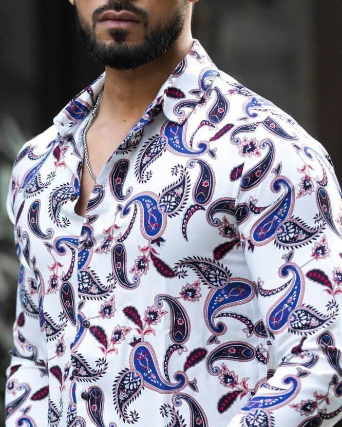 Men Regular Fit Printed Casual Shirt- Brand Kiosk Store