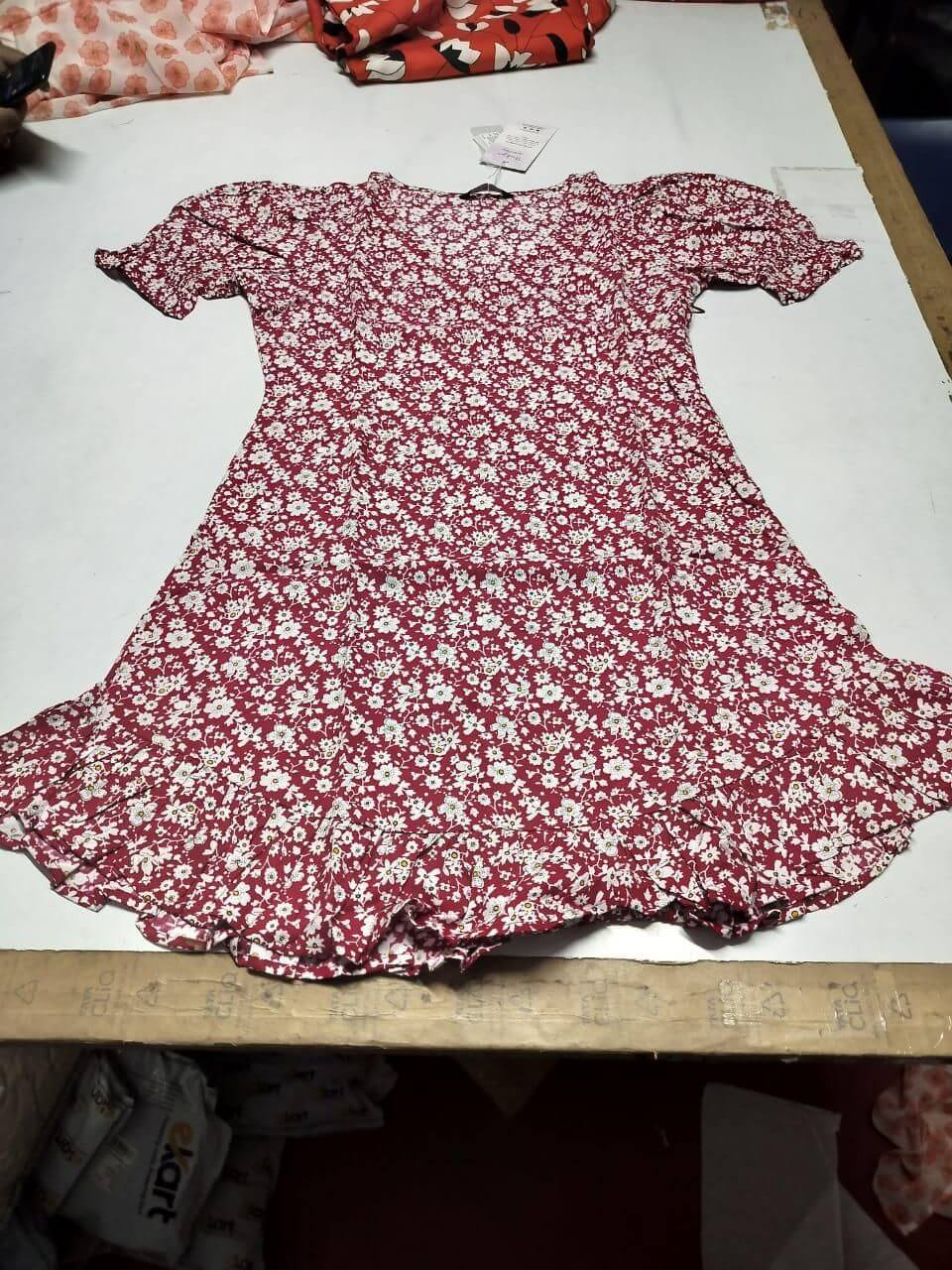TRENDARREST Floral Printed Frill Dress- Brand Kiosk Store