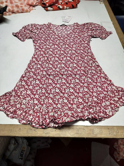TRENDARREST Floral Printed Frill Dress- Brand Kiosk Store