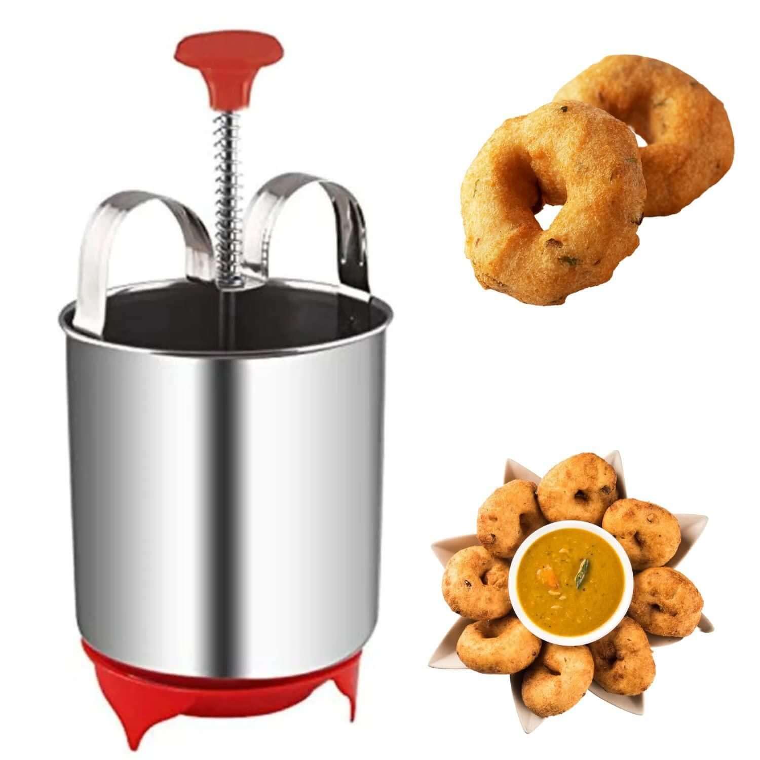 Stainless Steel Medu Vada Maker With Stand- Brand Kiosk Store