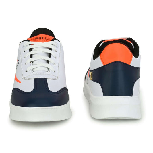 Airbell Navy Synthetic Leather Casual Sneakers for Men's- Brand Kiosk Store