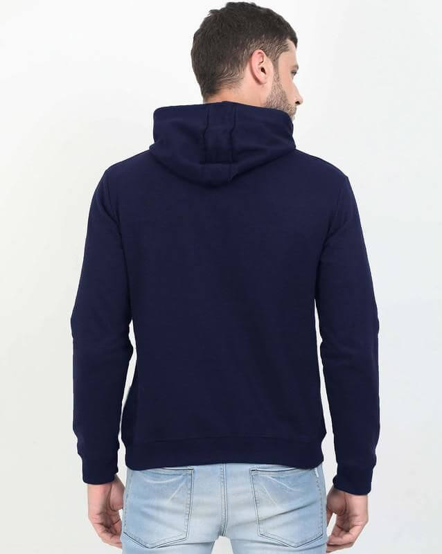 Cotton Solid Full Sleeves Mens Hoodie- Brand Kiosk Store