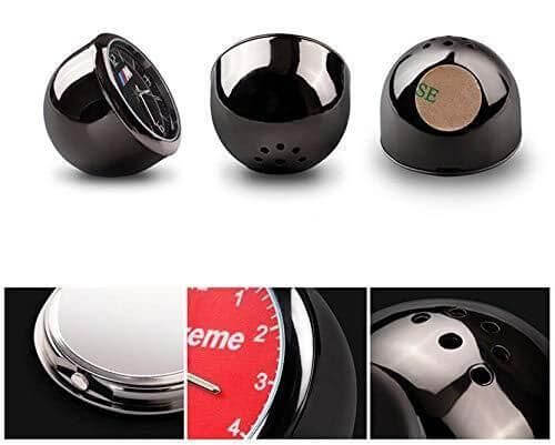 Analog Car Mini Quartz Clock With Brand Logo- Brand Kiosk Store