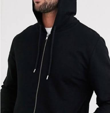 Cotton Solid Hoodie Jacket- Brand Kiosk Store