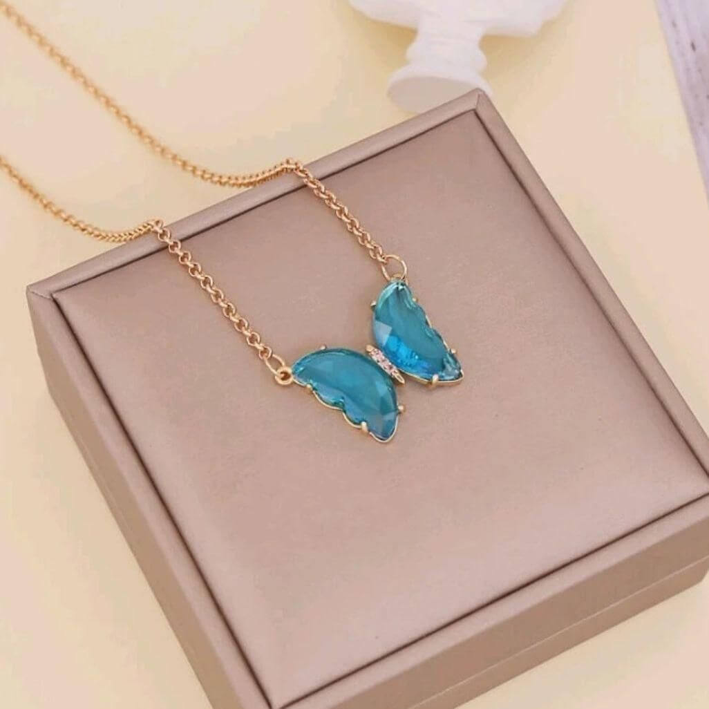 Customised Blue Sapphire Pendant & diamond earrings in Platinum JL PT