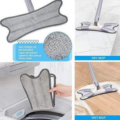 X-Type Microfiber Floor Cleaning mop- Brand Kiosk Store