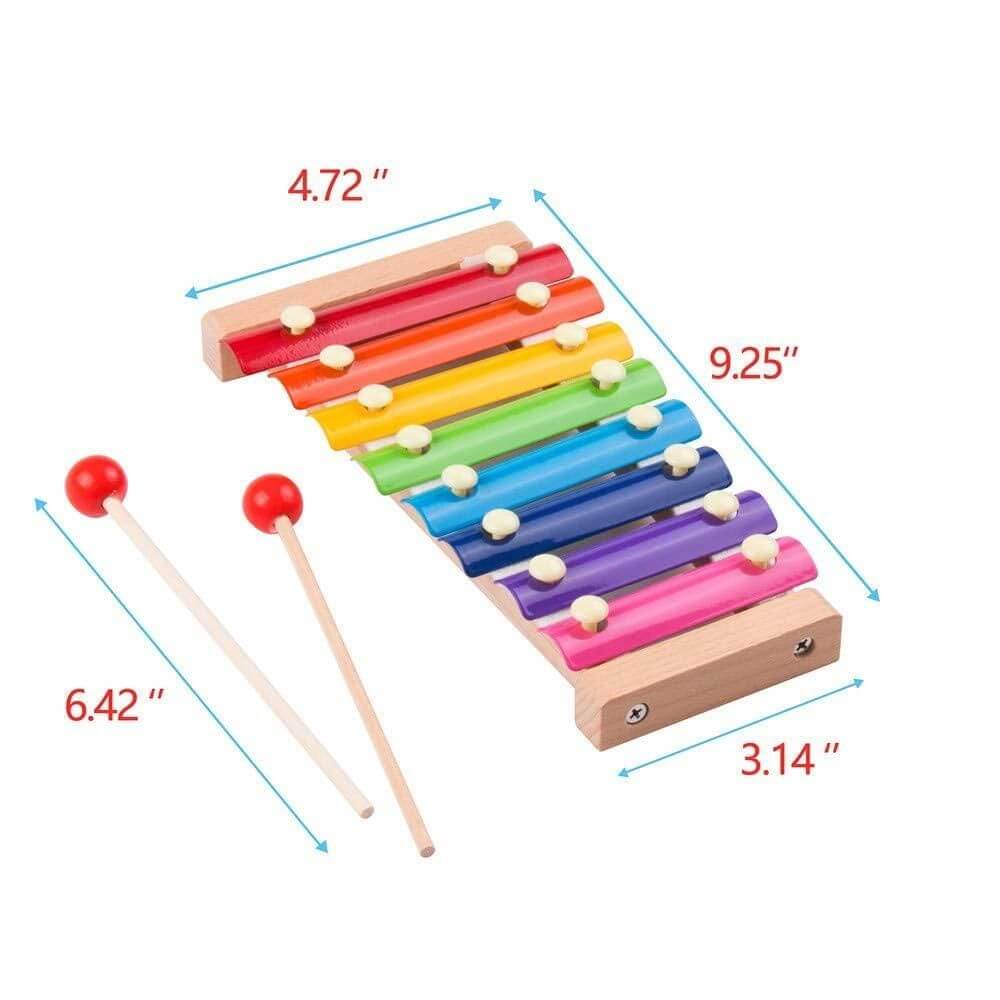 Wooden Xylophone Musical Toy 8 Note (Big Size)- Brand Kiosk Store
