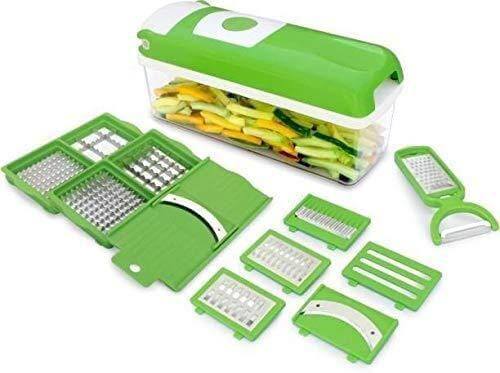 Multifunctional 12 in 1 nicer dicer chopper and drain basket- Brand Kiosk Store