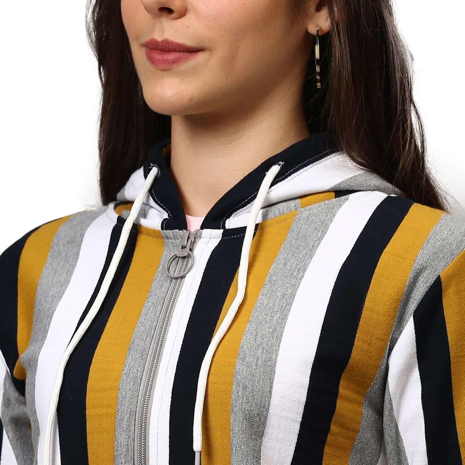 Campus Sutra Women's Solid Stylish Casual Sweatshirts- Brand Kiosk Store