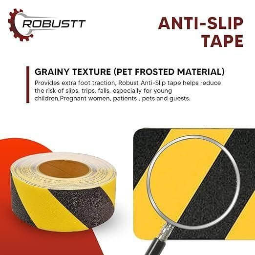 Anti Skid/AntiSlip Fall Resistant Acrylic Adhesive Tape 5cm*5 mtr- Brand Kiosk Store