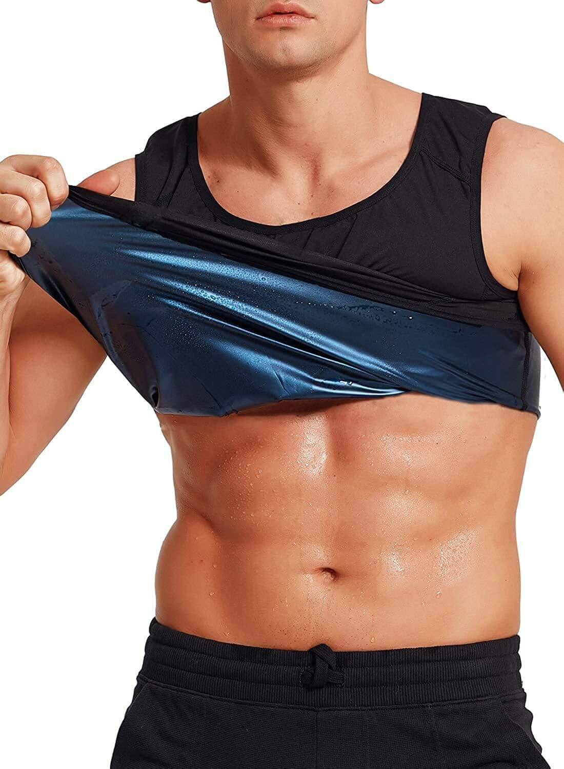 Body Shapper Vest for Men and Women Premium Workout Tank Top Polymer Shapewear Sauna Vest- Brand Kiosk Store