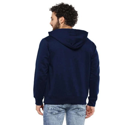 Fleece Solid Full Sleeves Hoodie- Brand Kiosk Store