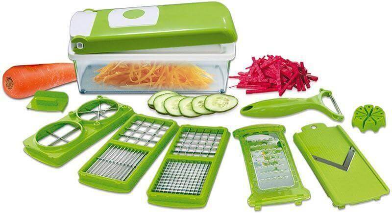 Multifunctional 12 in 1 nicer dicer chopper and drain basket- Brand Kiosk Store