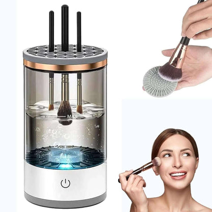 Make Up Brush Cleaner,Electric Brush Cleaner, USB Rechargeable Automatic Deep Cosmetic Cleaning Device- Brand Kiosk Store