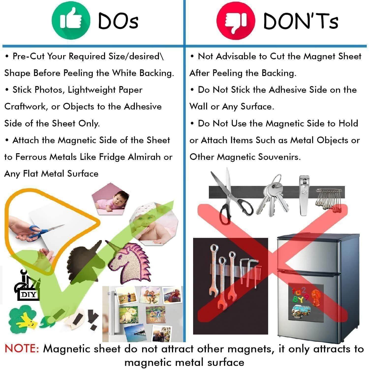 LifeKrafts Magnetic Adhesive Sheets.- Brand Kiosk Store