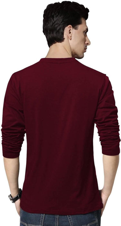 Men's Full Sleeve Casual T-shirts- Brand Kiosk Store