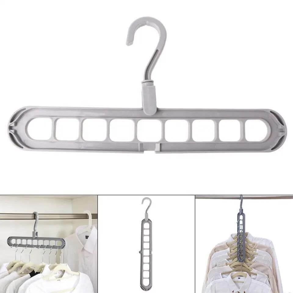 Hanger Nine Holes Rotation Storage Holder(Pack of 2)- Brand Kiosk Store