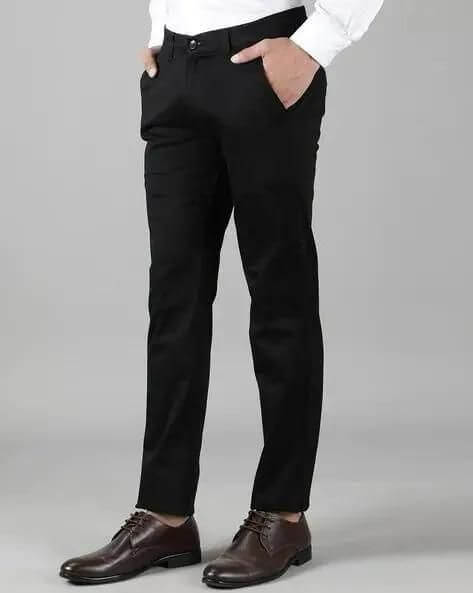 Men's Lycra Stretchable Formal Trousers- Brand Kiosk Store