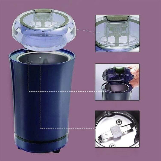 Electric Coffee Grinder(Random Color)- Brand Kiosk Store