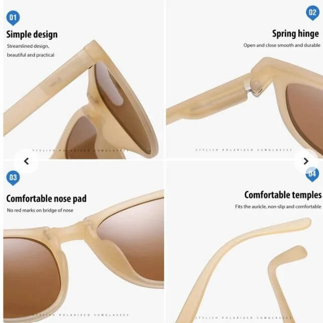 Stylish Summer Essential wi th UV Protection Folding Sunglasses- Brand Kiosk Store