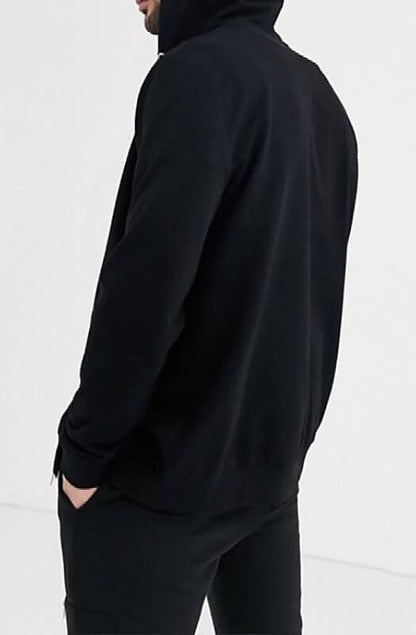Cotton Solid Hoodie Jacket- Brand Kiosk Store
