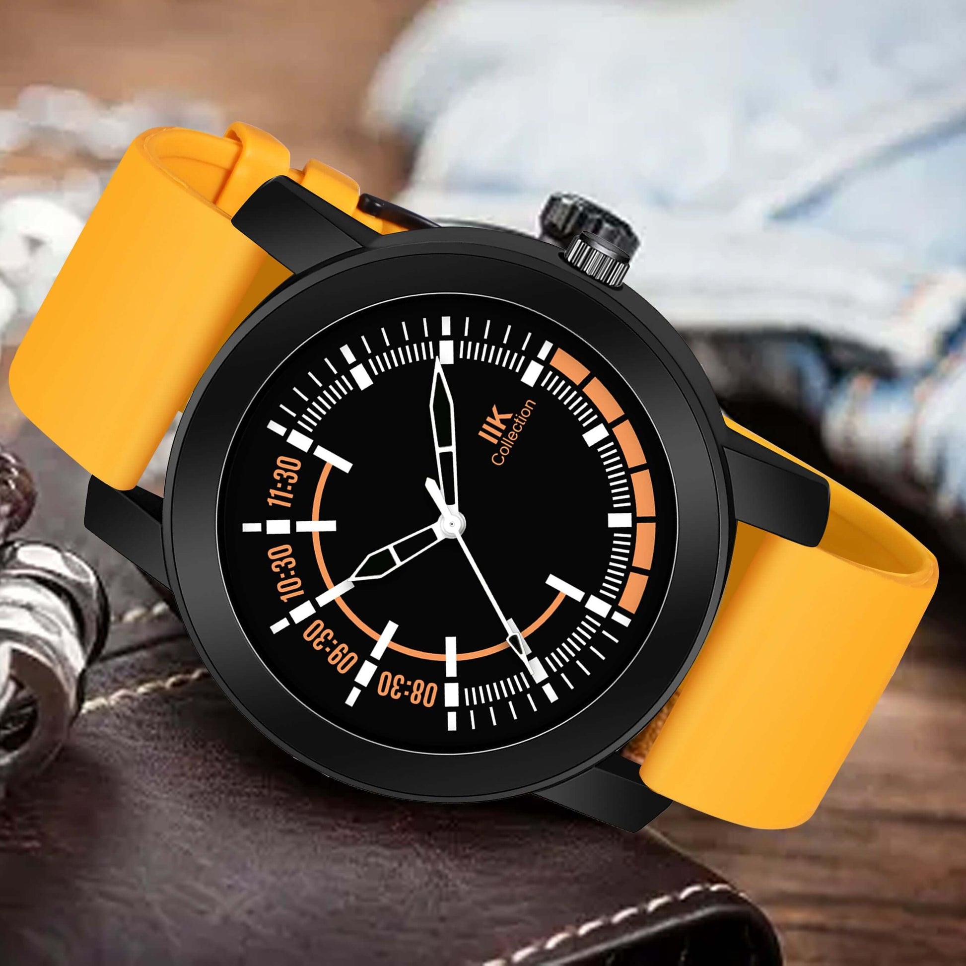 Round Numerical Dial Analogue Men Watch- Brand Kiosk Store