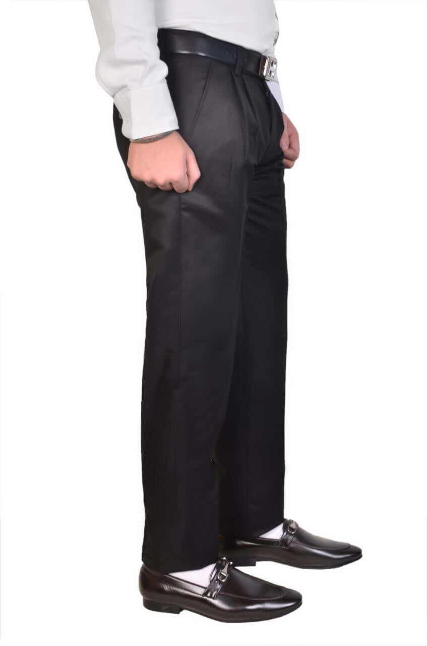 Men's Slim Suit Trousers New Fashion Khaki Casual Pants Men's Office Formal  Pants Black Suit Pants Men Suit Pants