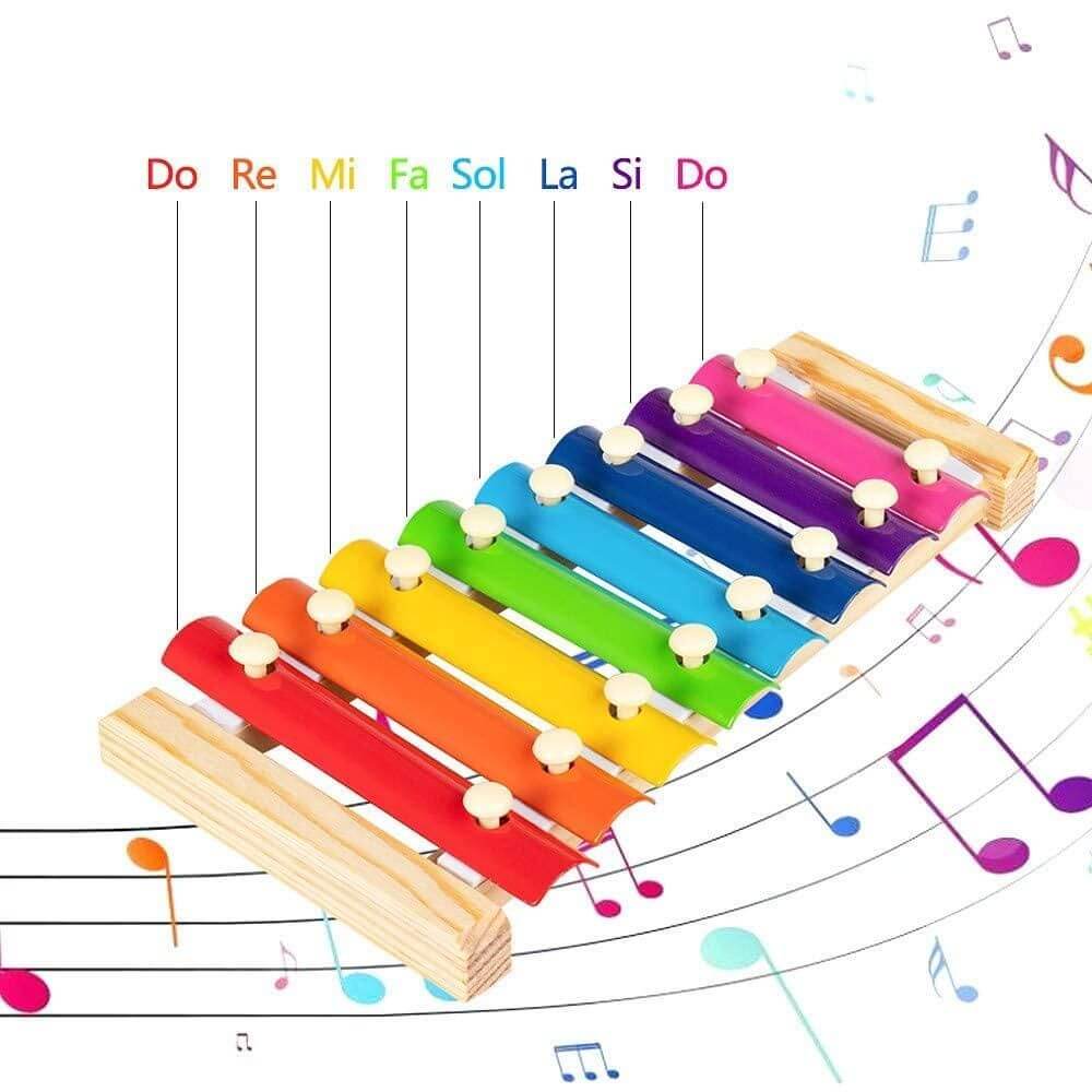 Wooden Xylophone Musical Toy 8 Note (Big Size)- Brand Kiosk Store
