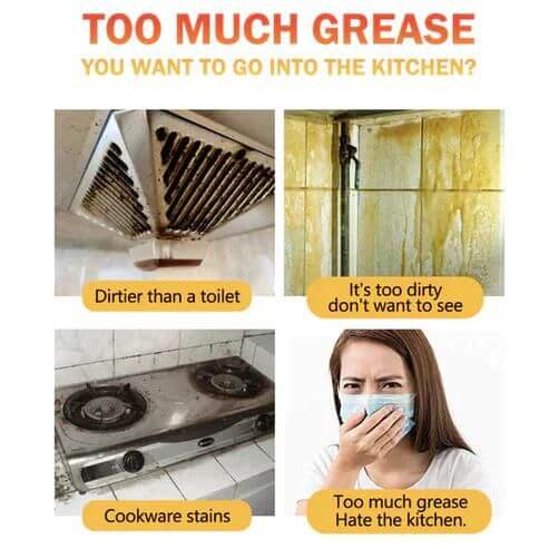 Multifunctional Kitchen Grease Cleaner- Brand Kiosk Store