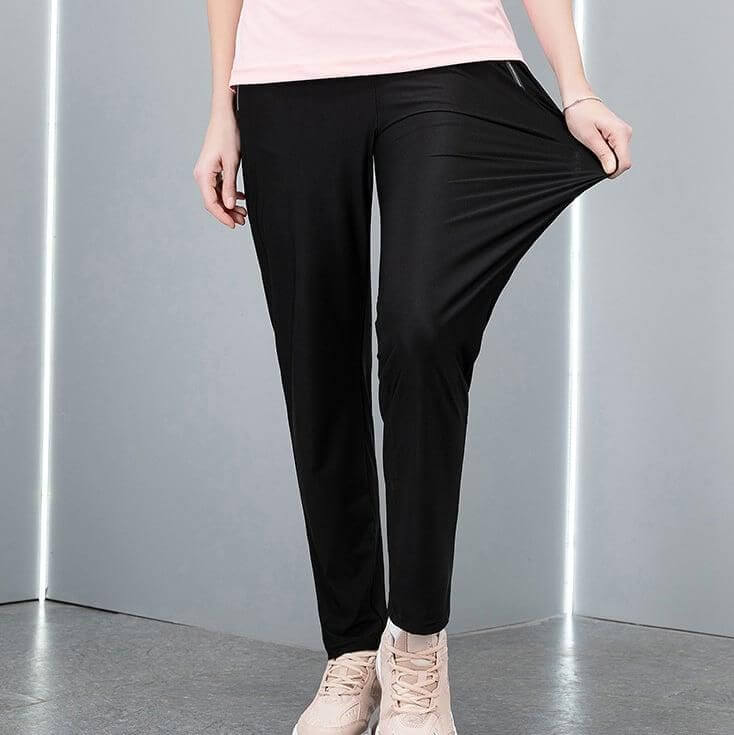 Buy Grey & Black Track Pants for Women by DYWER Online | Ajio.com