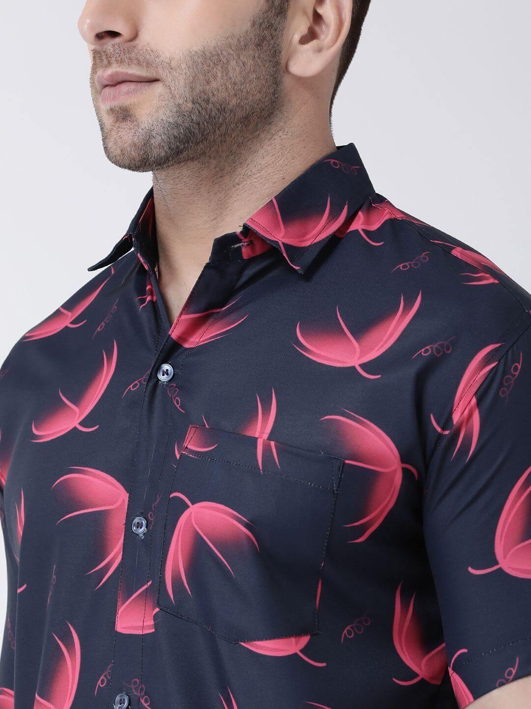 RAIG Printed Half Sleeves Casual Shirts- Brand Kiosk Store