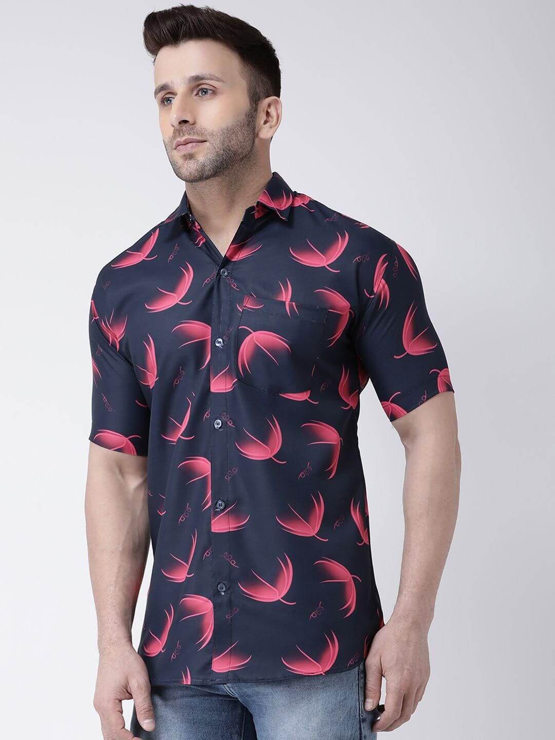 RAIG Printed Half Sleeves Casual Shirts- Brand Kiosk Store