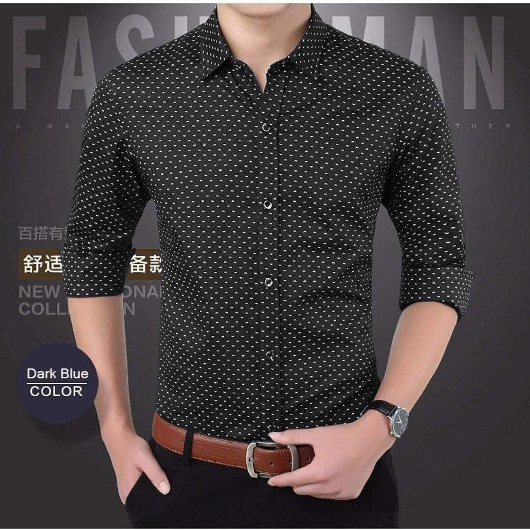 Tom Scott Cotton Blend Printed Slim Fit Shirt Pack Of 3- Brand Kiosk Store